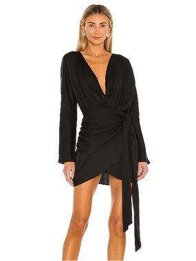 The Lorriana Mini Dress in Black L’Academie